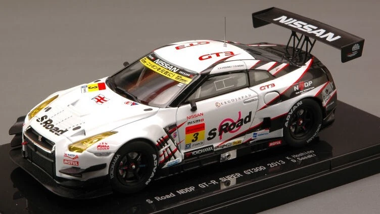 Ebbro NISSAN R35 GT-R N.3 17th SGT300 2013 K.HOSHINO-D.SASAKI 1:43 - Imagen 1 de 1