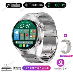 Smart Watch Men GT4 PRO Fitness Tracker Blood Pressure Heart Rate Sport Watch - Picture 1 of 18