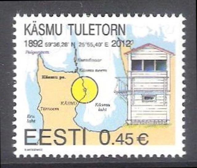 Kyasmu Lighthouse 2012 Estonia stamp  Mi 741 - Image 1 of 1