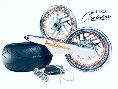 HAYABUSA 240 FAT TIRE KIT "BUSA CHEESE" TWIST IT WHEELS 99-2007 SUZUKI HAYABUSA Foto 1 de 4