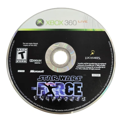Star Wars: The Force Unleashed (Microsoft Xbox 360, 2008) Disc ONLY - Image 1 of 3