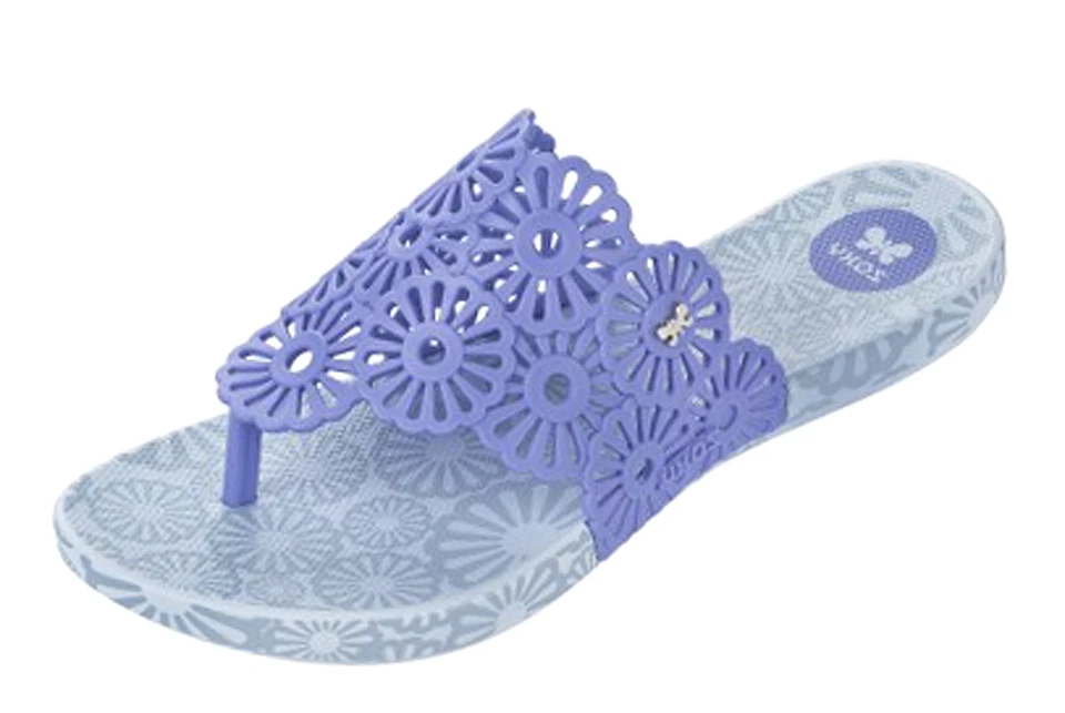 Zaxy NEW Intense Holiday lilac womens flat fashion flip flops sandals size 3-8 - Image 1 of 1