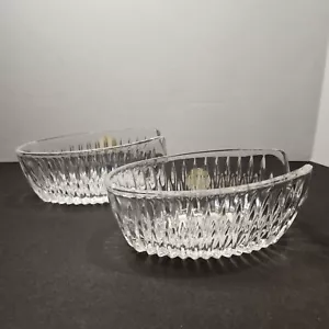 (2) Soporte para utensilios de buffet de cristal Princess House Royal Highlights tenedor cuchara reposapiés - Imagen 1 de 12