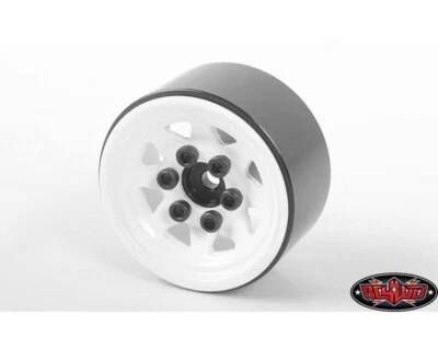 RC4WD Stamped Steel 1.0 Stock Beadlock Wheels White RC4ZW0111 1/18 Gelande 2 ... - Bild 1 von 4