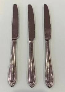 Set 3 posate coltelli da tavola Lenox modello sconosciuto fuori produzione inox - Foto 1 di 5