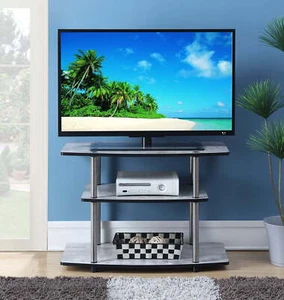 3 Tier TV Stand Open Unit Storage Shelf Entertainment Center Display Organizer - Picture 1 of 4