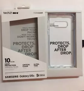 Funda Oficial Tech21 Samsung Galaxy S10e Transparente Delgada Funda Original (S10E) - Imagen 1 de 2