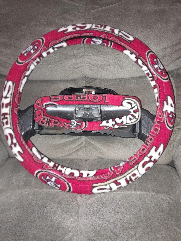 JUEGO DE VOLANTE Y ESPEJO RETROVISOR POLAR SAN FRANCISCO 49ERS Foto 1 de 1