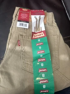 Levi’s Youth Carpenter Pant Size 8 Khaki - Picture 1 of 2