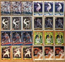 Vintage Nolan Ryan (HOF) Astros Rangers 1990s Junk Wax Card Lot of 24 NrMT/MT