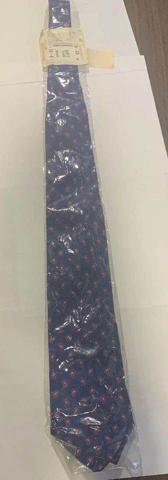 Corbata Talbots para hombre 56” 100 % seda azul  Foto 1 de 4