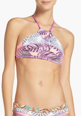 Top de bikini Maaji L98628 para mujer púrpura vientos brillantes talla pequeña Foto 1 de 4