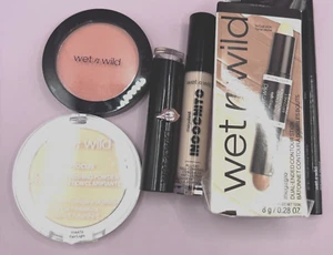 Wet & Wild Make-up Konvolut - 6 Teile - Finishing Powder, Rouge, Eyeliner, Concealer, Lip - Bild 1 von 11