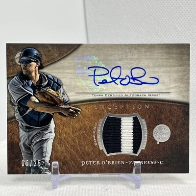 2014 Bowman Inception Auto Relics Patch /25 Peter O'Brien #AR-POB Patch Auto - Image 1 of 4
