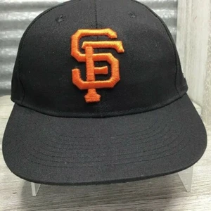 MLB San Francisco Giants hook Adjustable Ball cap Black with Orange Logo - Picture 1 of 8