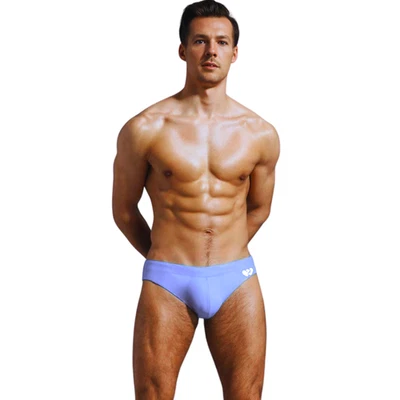 Calzoncillos de natación físicos para hombre - Costura exterior de 3", corte atlético mejorado para nadar Foto 1 de 4