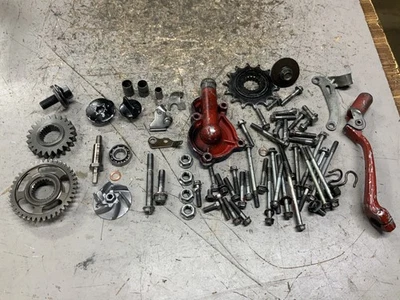 Honda CRF450R 2003 pernos CRF 450R 450 engranajes cubierta de hardware Foto 1 de 4