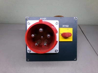 INTERRUPTOR DE DESCONEXÃO MENNEKES 1688 ENTRADA MONTADA NO PAINEL D-57399 / ABB 0T63FT3 - Imagem 1 de 4