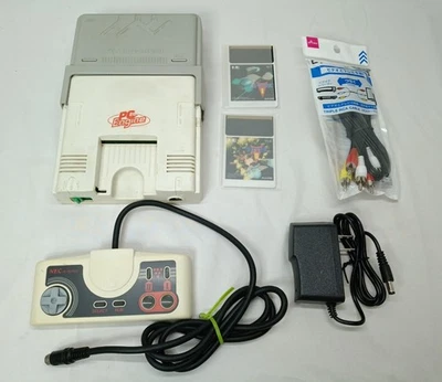 Console PC Engine AV Booster Turbo Pad controlador R-Type I e II conjunto NTSC-J testado - Imagem 1 de 4