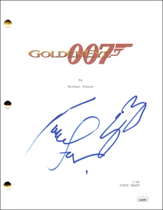 Pierce Brosnan & Sean Bean signed Autogramm GoldenEye Skript Drehbuch JSA COA - Bild 1 von 4
