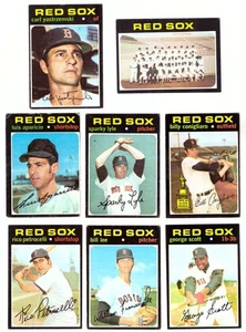 1971 Topps (B) VG+-EX condtion - BOSTON RED SOX 31 Card Team Set - Picture 1 of 4