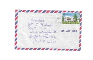 BERMUDA Brief verschickt von Warwick nach USA - Bild 1 von 2