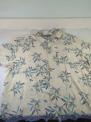 Camisa George Foreman 100% Seda Para Hombres 5XB Grande Retro Hawaiana Informal  Foto 1 de 4