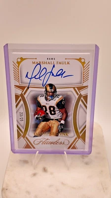 2024 Flawless Marshall Faulk Auto 23/25 - Image 1 of 2