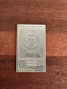 Barra de plata fina .999 Rogue's Island Mint de 1/10 oz - ALTAMENTE COLECCIONABLE - Imagen 1 de 2