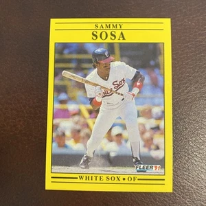 1991 Fleer - #136 Sammy Sosa - Picture 1 of 4