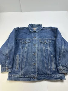 Chaqueta Levis Denim Trucker de Colección Hecha en EE. UU. Talla Grande Pestaña Dorada - Imagen 1 de 8