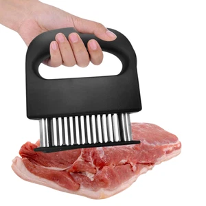 Stainless Steel 48-Blade Meat Tenderizer Needle Tool for Steak Beef Cooking - Picture 1 of 10