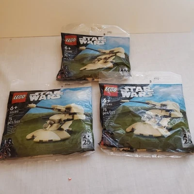 Lote de 3 Juegos LEGO Star Wars: AAT (30680) Estaciones Artillero Imperial  Foto 1 de 4