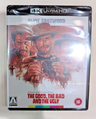 4K UHD BLU-RAY THE GOOD THE BAD AND THE UGLY CLINT  EASTWOOD NEW SEALED UK STOCK - Image 1 of 2