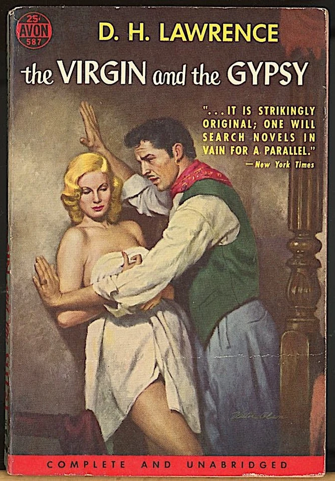 1954 AVON Books #587 THE VIRGIN AND THE GYPSY By D.H. Lawrence GGA Cover VF - Image 1 of 1