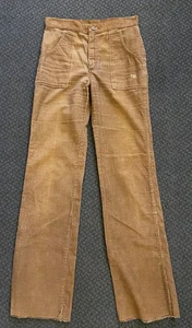 Vintage 80s OP Ocean Pacific Apparel Brown Cord Pants 28x33 - Bild 1 von 6