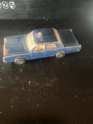 Casco vintage Lesney Matchbox 1968 Mercury Park Lane jefe de bomberos rojo #59 1:73 ++ Foto 1 de 4