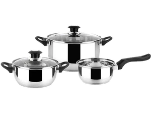 Batería de cocina - Magefesa Family 5 piezas, Tapa de Cristal, Inducción, Fondo - Imagen 1 de 1
