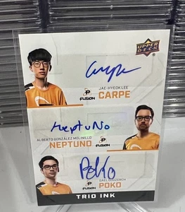 2019 Upper Deck Overwatch League Trio Ink Carpe neptuNo Poko #TI-PCN Auto - Picture 1 of 6