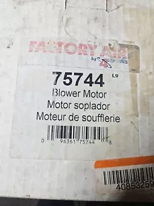 FACTORY AIR 75744 - HVAC Blower Motor - Picture 1 of 4
