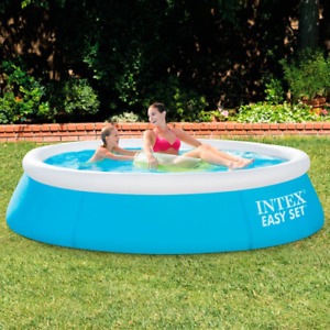 Intex 28101 Aufblasbarer Pool Easy Set Selbsttragende CM 183x51H Ohne Pumpe