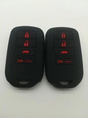 2*Cubierta de llave remota de silicona para Honda Accord Civic Pilot Ridgeline 2018 2019 Foto 1 de 4