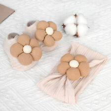 Baby Newborn Socks Hairband Flower Nylon Elastic Soft Sweet Cute Comfort New ▽