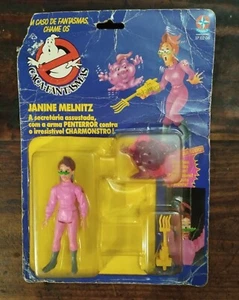 VINTAGE RARE THE REAL GHOSTBUSTERS JANINE MELNITZ ESTRELA BRAZIL FIGURE MOC - Picture 1 of 12