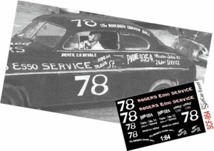 CD-954 #78 Ewell Weddle   1950 Lincoln. DECALS - Picture 1 of 1