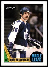 1987 O-Pee-Chee #244  Chris Kotsopoulos      Toronto Maple Leafs