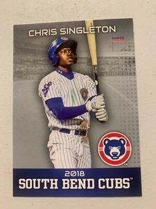 Chris Singleton Card 2018 South Bend Cubs Team Card - Picture 1 of 1