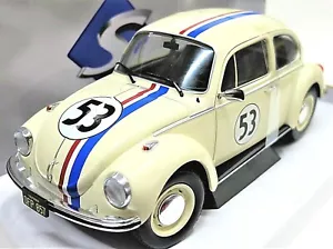 MODELLINO AUTO SCALA 1:18 HERBIE BEETLE MAGGIOLINO TUTTO MATTO FILM SOLIDO MOVIE - Foto 1 di 5