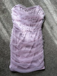 Pretty Little Thing Women Pink Dress size 6 Tulle Party Cocktail With Defects - Picture 1 of 7