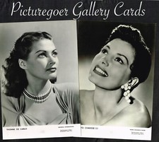 PICTUREGOER GALLERY ☆ FILM STAR ☆ Vintage 1940s/1950s large photo cards (A to G)